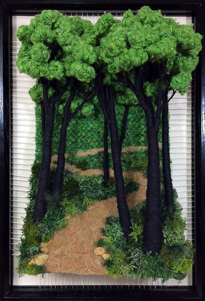 3D weaving Forest Trail by Martina Celerin